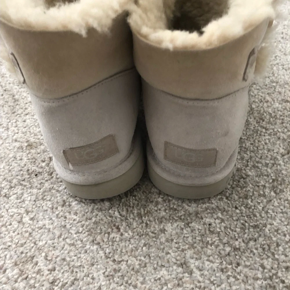 UGG Classic Short Cream Shearling Booties